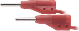 MVL 2/25 RED, Test lead diam. 2 mm Red 25 cm 0.5 mm2 CAT I, SKS Kontakttechnik