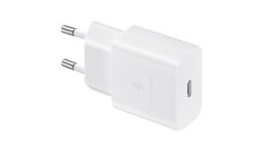 EP-T1510NWEGEU, USB Wall Charger, Euro Type C (CEE 7/16) Plug - USB C Socket, 15W, Samsung