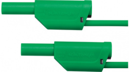VSFK 6001 / 1 / 150 / GN, Safety test lead diam. 4 mm Green 150 cm 1 mm2 CAT III, Schutzinger