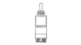 25ET1-S, Toggle Switches Toggle SW SPDT 2POS SCRW, Honeywell