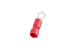 RND 465-00625 [100 шт], Ring Terminal, Vinyl, Red, 4.3 mm, RND Connect