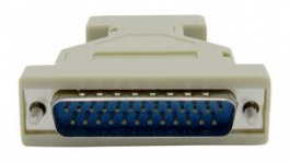 RND 205-00944, AT Modem Adapter, D-Sub 25-Pin Plug to D-Sub 9-Pin Socket, Ivory, RND Connect
