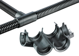 BLTO-232323, T Piece fitting black, PMA AG (Cable protection)
