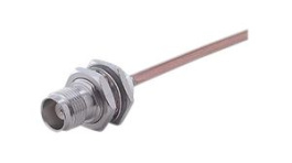 24 TNC-50-3-30/133 NH, RF Connector, TNC, Brass, Socket, Straight, 50Ohm, Solder Terminal, Huber+Suhner