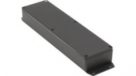 1590WBX2FBK, Watertight Diecast Enclosure With Flanged Base, Aluminium, 70 x 254 x 35 mm, Bla, Hammond