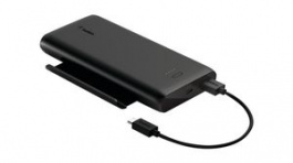 BPZ002BTBK, Powerbank with Stand, 10Ah, USB A Socket/USB C Socket, Black, BELKIN