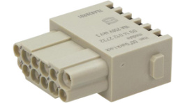09140122732, Разъем: HAN; модуль; "мама"; Quick Lock; PIN:12; 10А; 250В; UL94V-0, Harting