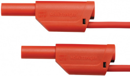 VSFK 6000 / 2.5 / 200 / BR, Safety test lead diam. 4 mm Brown 200 cm 2.5 mm2 CAT III, Schutzinger