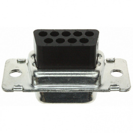 205203-3, D-Sub crimp socket-housing 9 Female Crimp/Straight, TE Connectivity