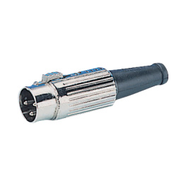 590-0520, Cable Connector Nickel - Plated 5P 5 'X', Deltron UK (DEM)