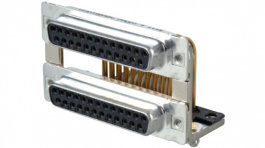 164A19939X, D-Sub dual socket 2 x 25P, Conec