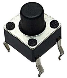 RND 210-00189, PCB Tactile Switch , 50 mA, 12 VDC, RND Components