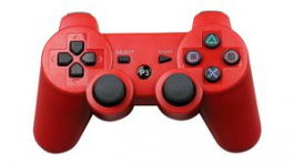 PIS-1103, Bluetooth Game Controller for Playstation and Raspberry Pi, Red, PI Engineering