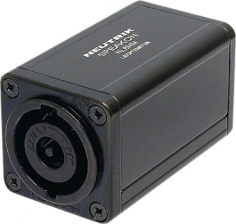 NL8MM, Coupler Speakon black 8P, Neutrik
