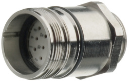 7421 0 12 04 0, Panel Connector 1 hole, Poles=12 Female, Hummel