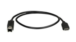 USB2CB50CM, USB Cable USB-C Plug - USB-B Plug 500mm USB 2.0 Black, StarTech.com