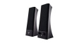 SP2500-USB-6E PC USB Speakers, 2.0, 5W, 5W, Black