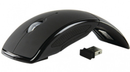 CMP-MOUSEFOLD1, Optical wireless mouse, foldable USB, KONIG
