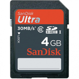 SDSDH-004G-U46, Ultra SDHC card 4 GB, Sandisk