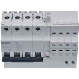 VAL-CP-MCB-3S-350/40/FM, Surge voltage protector with back-up fuse 40 A 4, Phoenix Contact