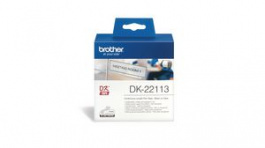 DK-22113, Label Tape, Film, 62mm x 15.24m, Transparent, Brother