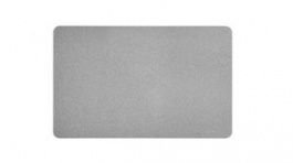 104523-132, Plastic Card, 500 Cards, PVC, Silver, Zebra