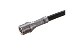11 QMA-50-3-1/133 NE, RF Connector, QMA, Brass, Plug, Straight, 50Ohm, Solder Terminal, Crimp Terminal, Huber+Suhner