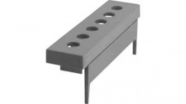 CNMB/3/TG750, Terminal Guard 7.5mm Drilled Holes Size 3 52.8mm Polycarbonate Light Grey, CamdenBoss