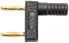 KS2-12L/1SA/A, Короткозамыкатель ø 2 mm черный, Staubli (former Multi-Contact )