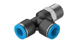 QSTL-3/8-10, Push-In T-Fitting, 58.2mm, Compressed Air, QS, Festo