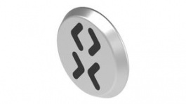 56-6.00004, Switch Lens, Round, Metallic, 33mm, Open / Close, EAO