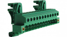 CTBPD96VJ/12FL, DIN Rail Mounted Pluggable Terminal Block Pitch 5.08 mm, 12 Poles, CamdenBoss