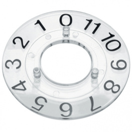 46-28040, Disk 28 mm transparent, RITEL