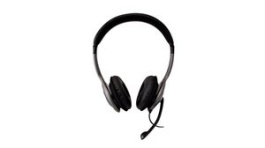 HU521-2EP, Headset, Stereo, On-Ear, USB, Black / Grey, V7