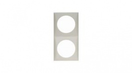 818262519, Cover Frame Matte INTEGRO Flush Mount 119 x 59.5mm White, Berker