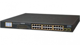 GSW-2620VHP, Network Switch, 24x 10/100/1000 PoE 24 Managed, Planet