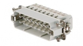 1650770000, Plug Insert, Size 5, 16 Poles, Screw, 250V, 16A, Weidmuller