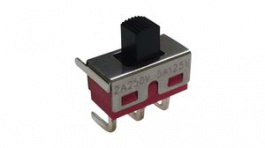 RND 210-00586, Miniature Slide Switch, 1CO, ON-OFF-ON, PCB Pins, Right Angle, RND Components
