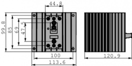 3RF2440-1AB45, Реле: полупроводниковое; Uупр: 4?30ВDC; 40А; 48?600ВAC; 3-фазный, Siemens