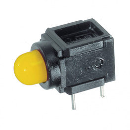 SRL 0035.1282, PCB LED 5 mm round yellow, Schurter