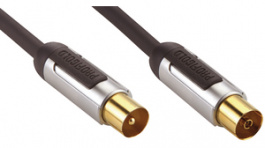 PROV8702, Aerial cable, coaxial IEC-Plug IEC-Socket, PROFIGOLD