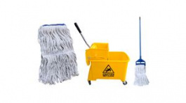 RND 605-00241, Standard Pressing Mop + Cotton Mop Head + Wringer Bucket with Wheels, RND Lab