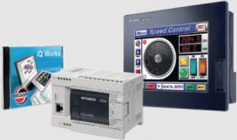 FX3GE + GT1455, Starter Kit Mitsubishi FX3GE + GT1455, Mitsubishi