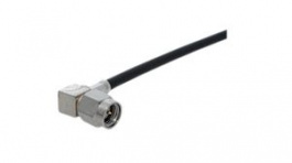 16 SMA-50-2-55/199 NE, RF Connector, SMA, Stainless Steel, Plug, Right Angle, 50Ohm, Solder Terminal, Crimp Terminal, Huber+Suhner