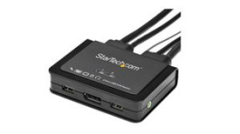 SV211DPUA4K, 2-Port DisplayPort KVM Switch with Cables and Remote Switching, StarTech.com