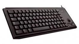 G84-4400LPBDE-2, Compact Keyboard with Built-In 500dpi Trackball, ML, DE Germany/QWERTZ, PS/2, Bl, Cherry