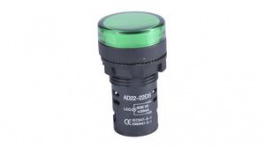 RND 210-00054B, Panel Indicator, Green, 22mm, 12V, Screw, RND Components