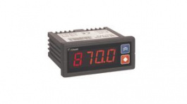 88950400, Digital Panel Meter, DC Voltage, 0 ... 10 V, 4 Digits, Character Height 14mm, 29x71mm, 24 VDC, Crouzet