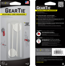 GEAR TIE CORD ORGANIZER WH, Gear Tie Cord Organizer White, Nite Ize