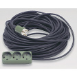 518741 Outlet strip 3 DK Protective contact 10 m